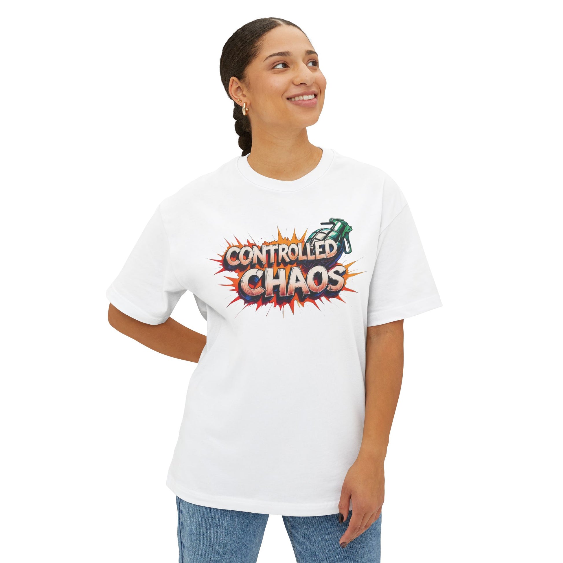 Exploding Chaos Oversized Tee