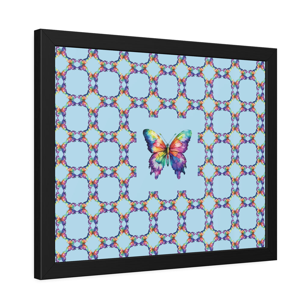 Colorful Butterfly Framed Paper Poster