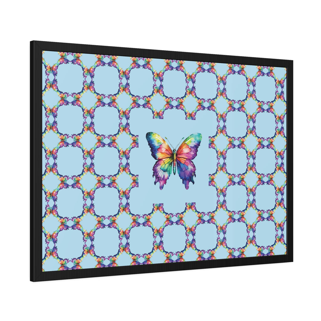 Colorful Butterfly Framed Paper Poster