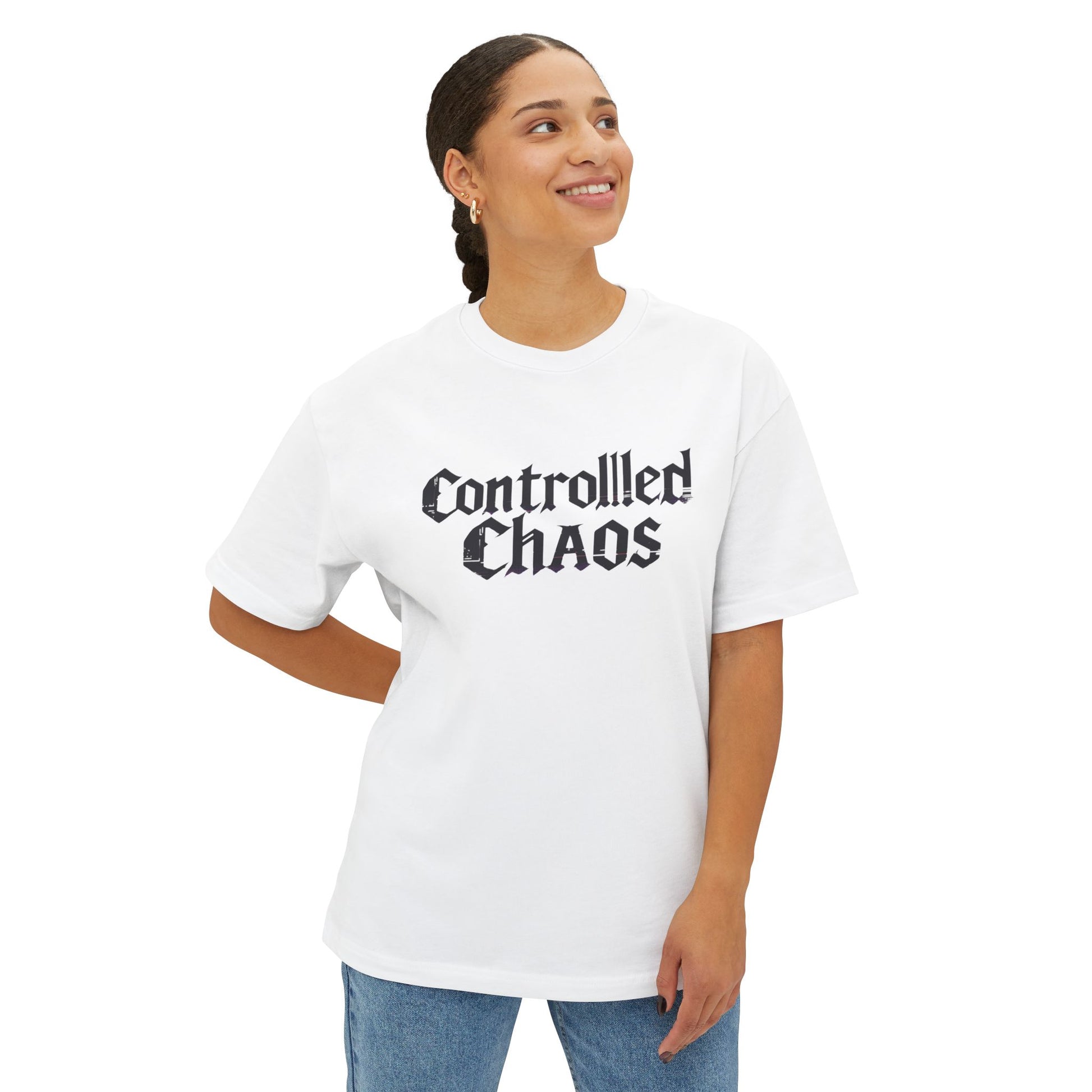 Controlled Chaos Oversized Tee