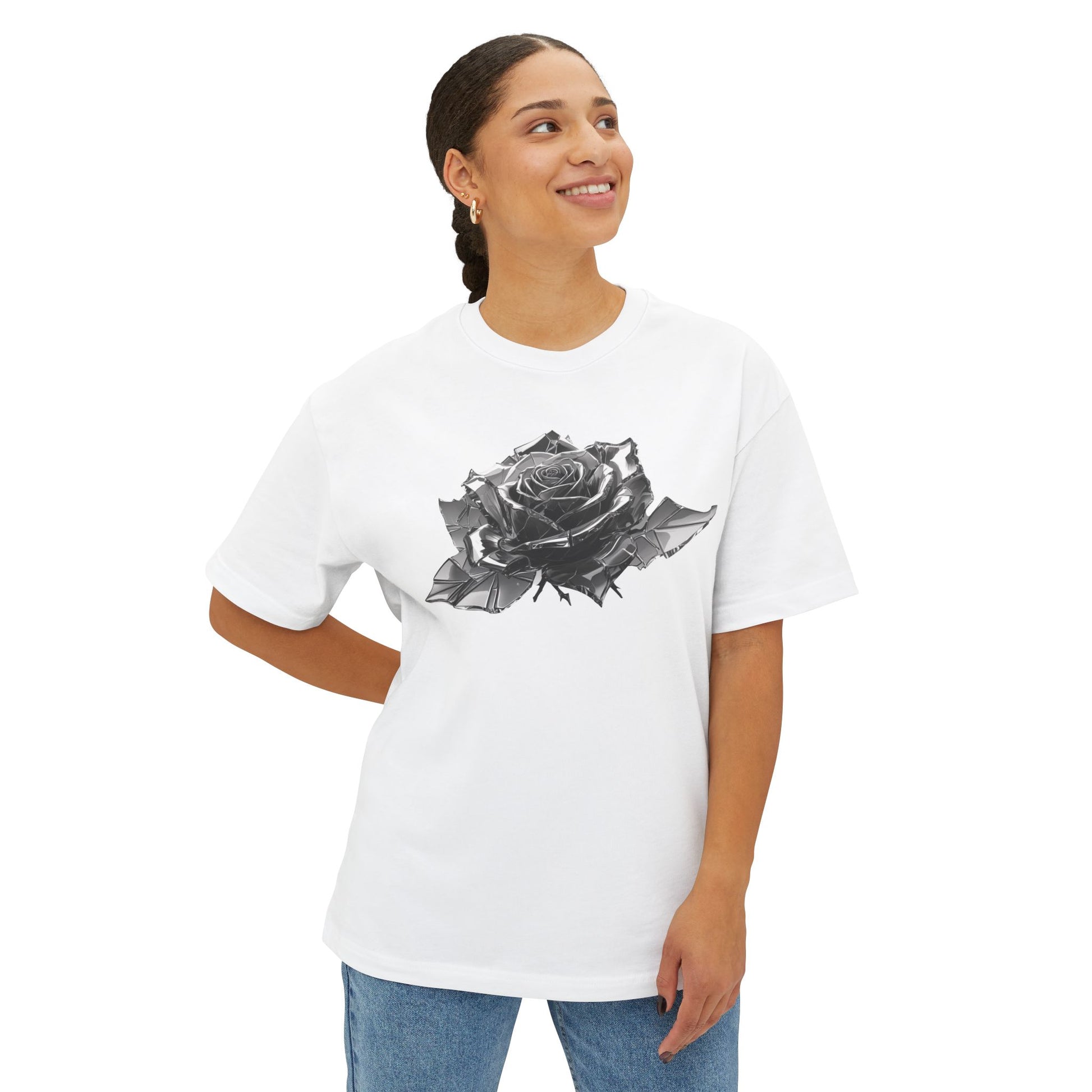Shattered Rose Oversized Tee