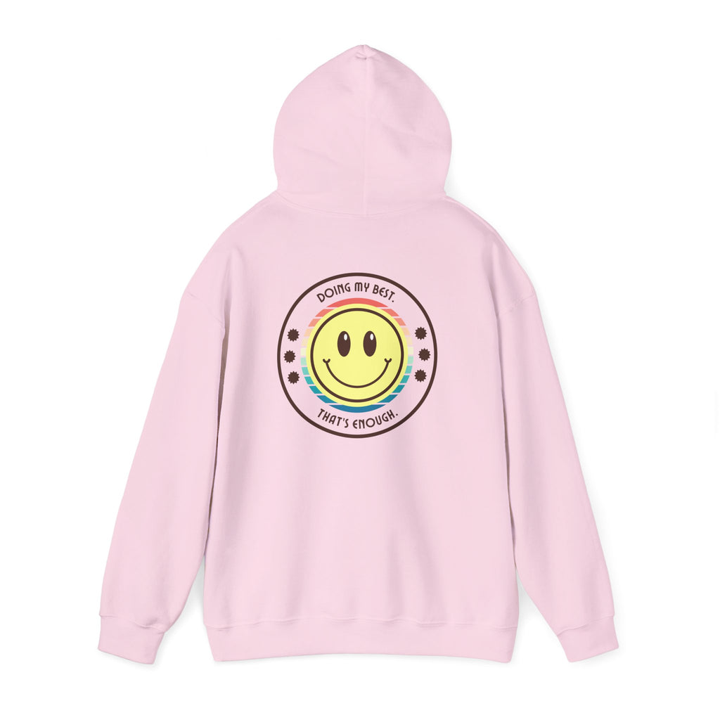 Pastel Smiley "Doing My Best" Hoodie