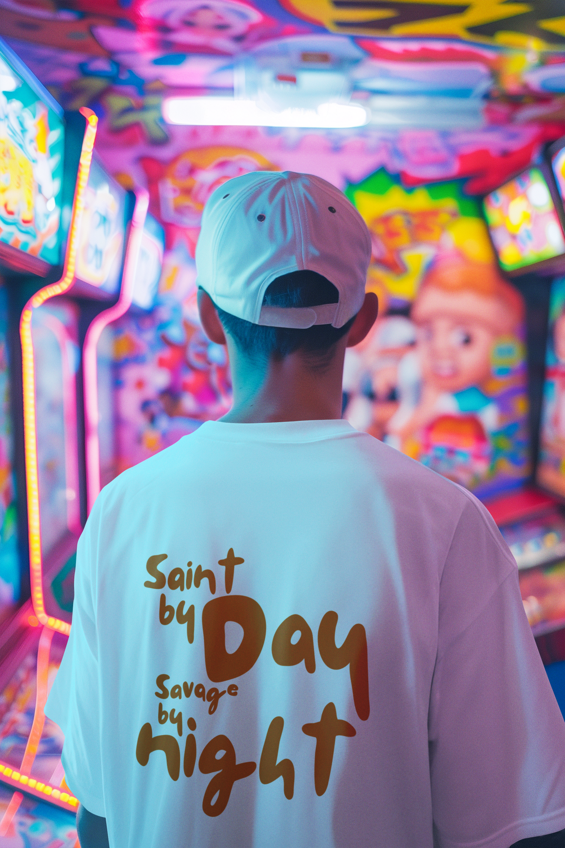Saint by Day, Savage by Night Tee