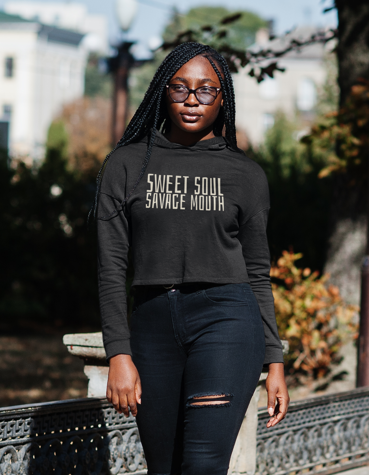 Sweet Soul, Savage Mouth Cropped Fleece