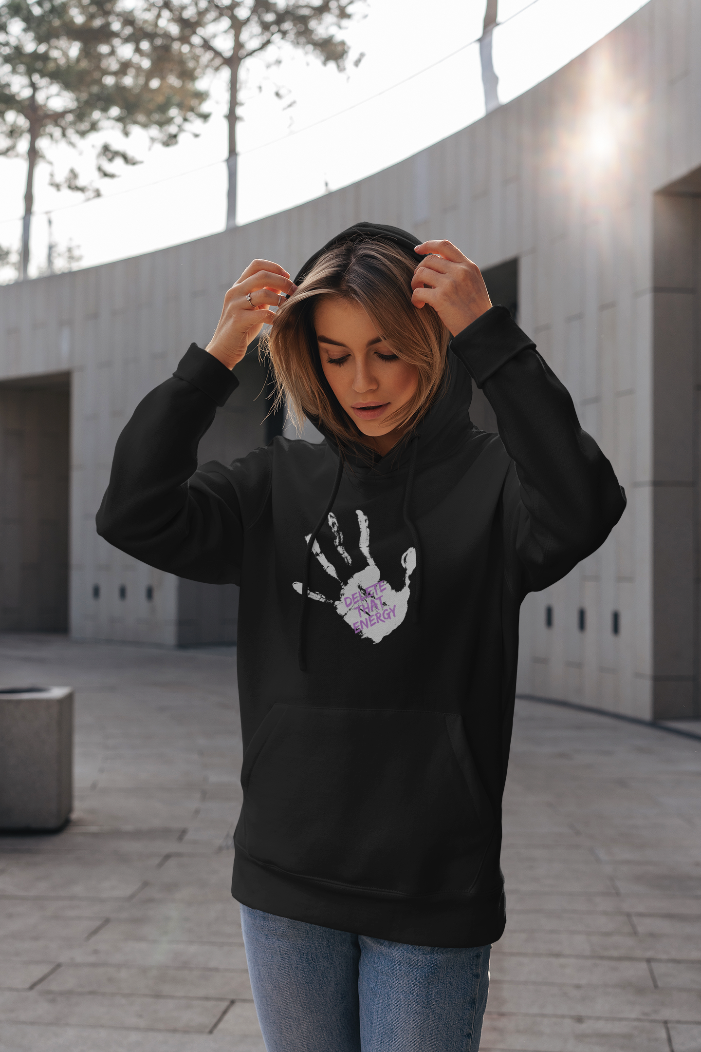 Delete That Energy Hoodie