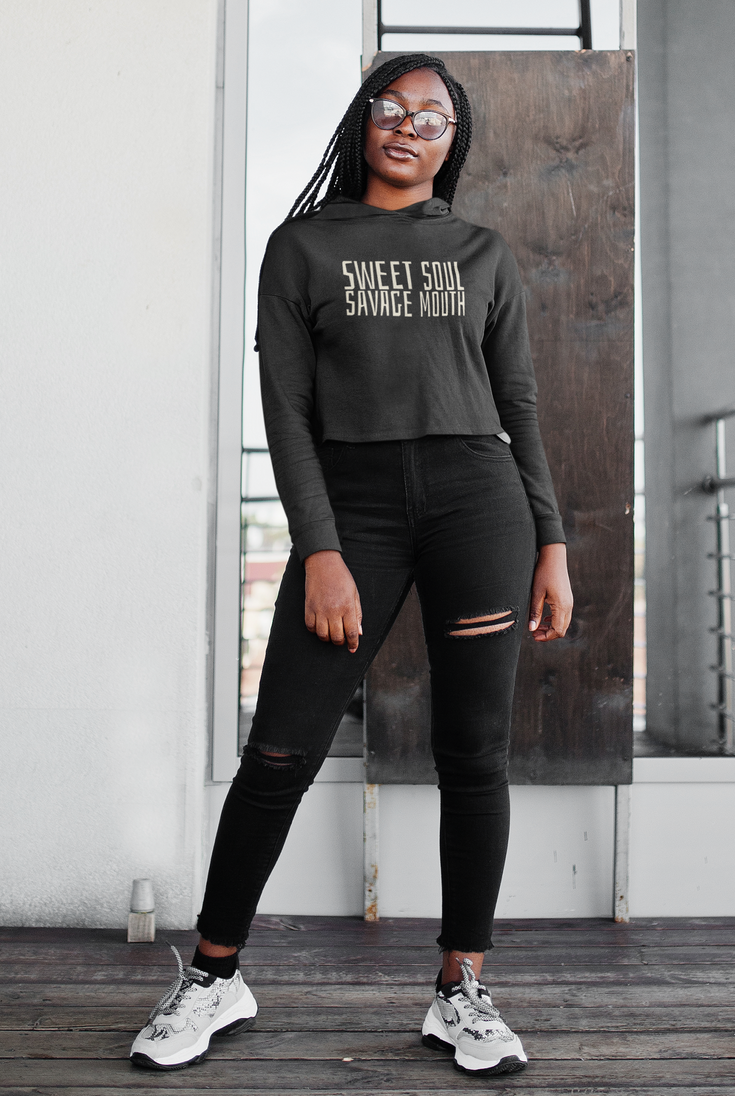 Sweet Soul, Savage Mouth Cropped Fleece