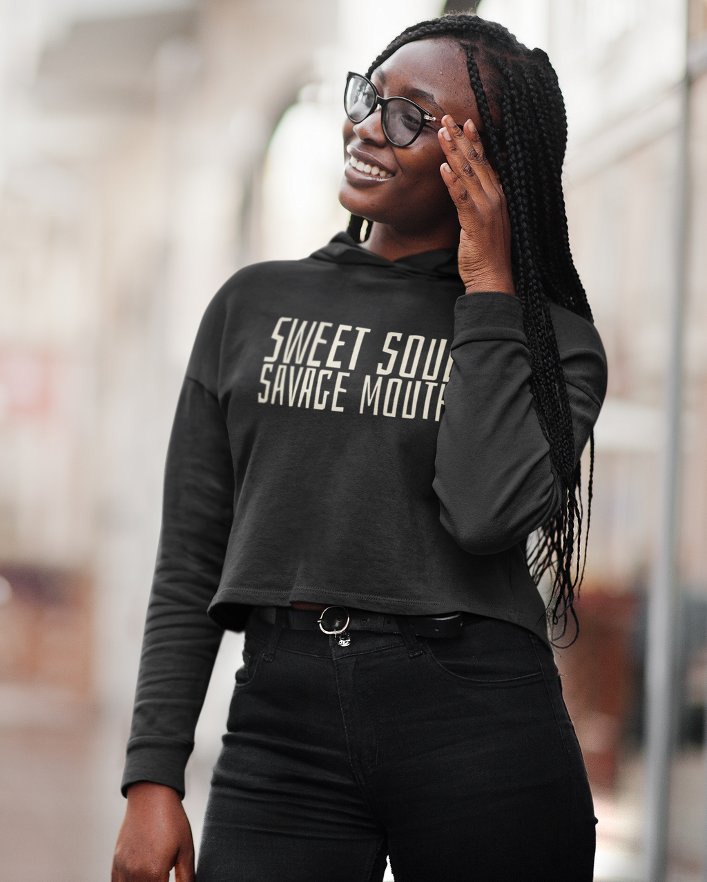 Sweet Soul, Savage Mouth Cropped Fleece
