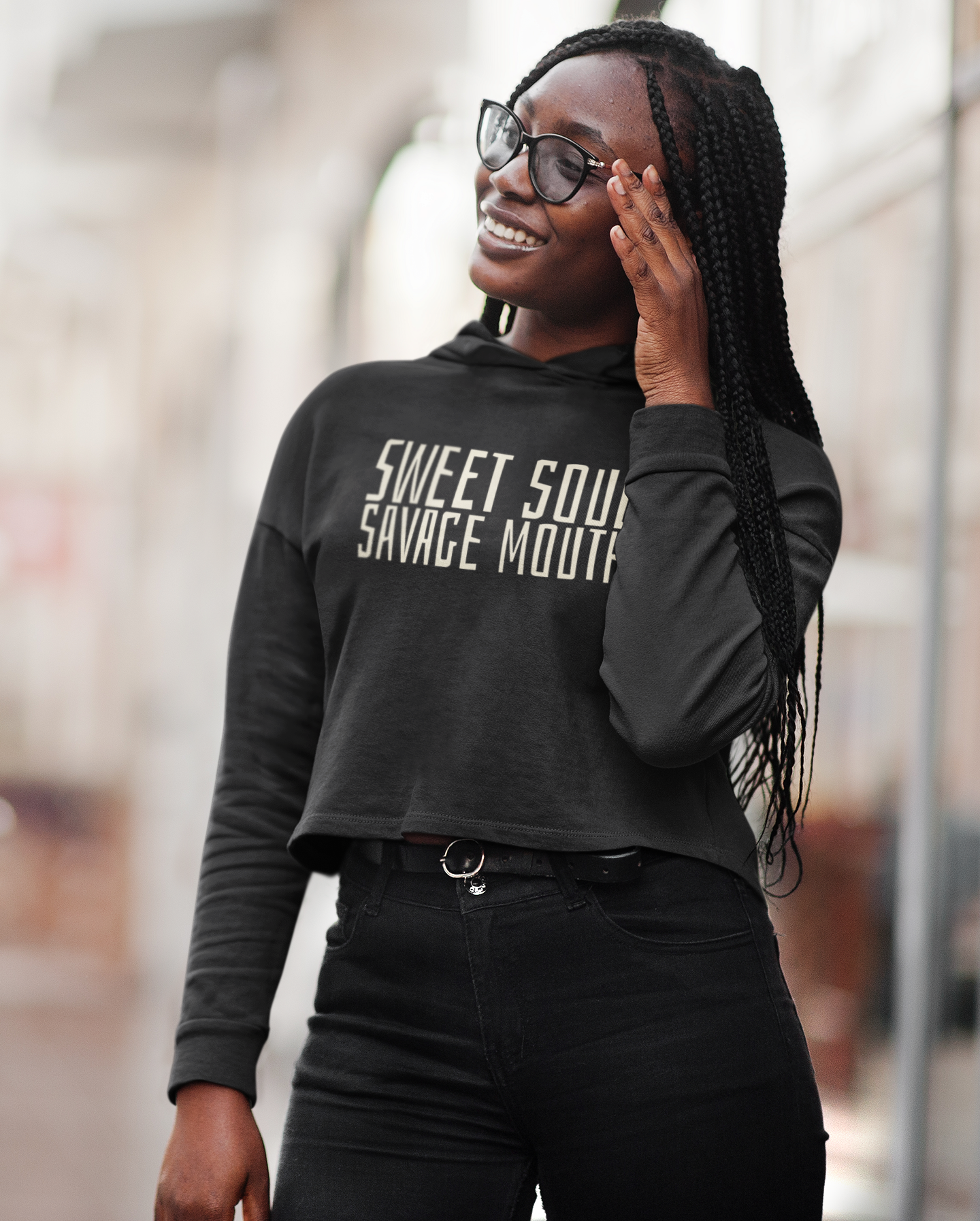 Sweet Soul, Savage Mouth Cropped Fleece