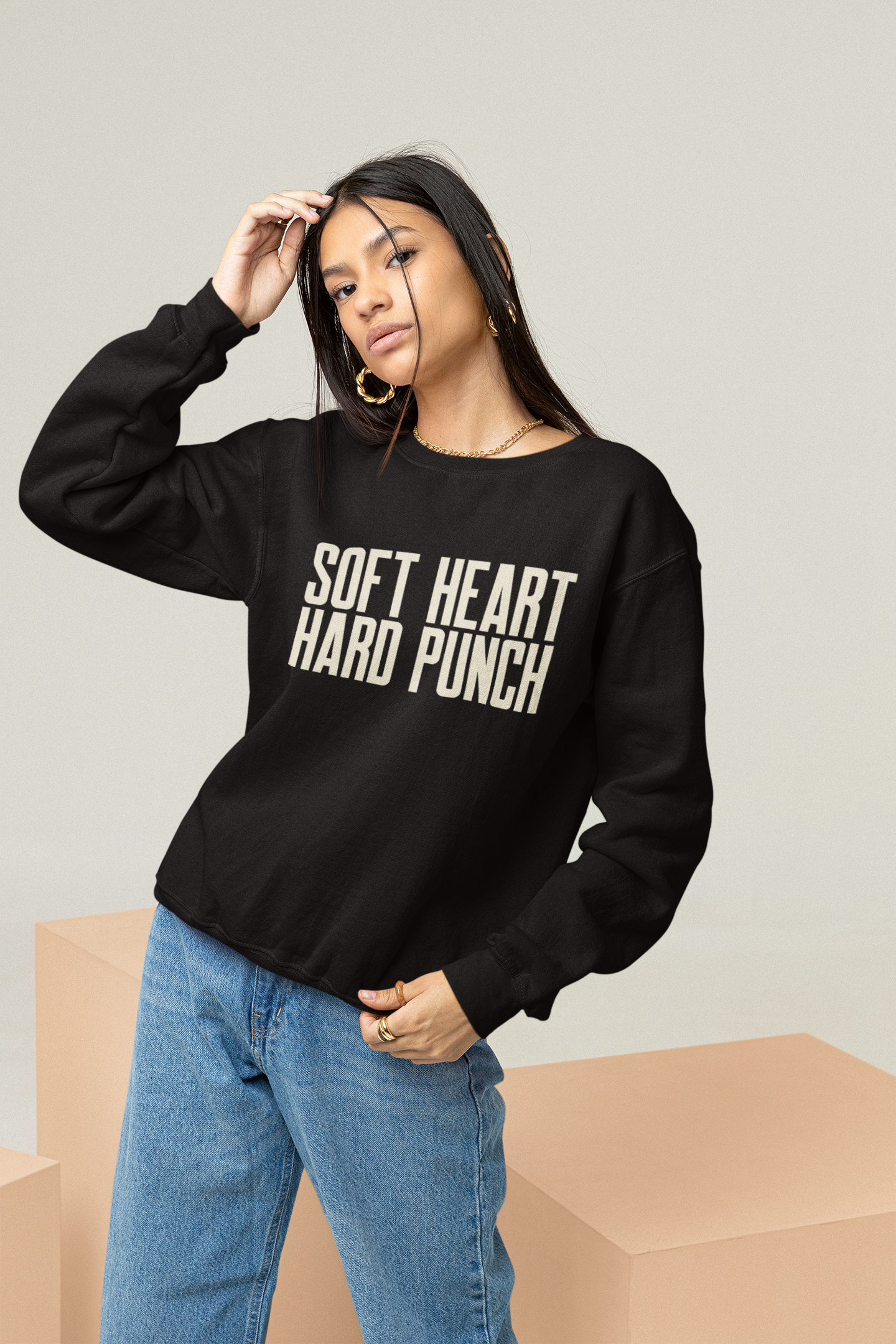 Soft Heart Hard Punch Sweatshirt