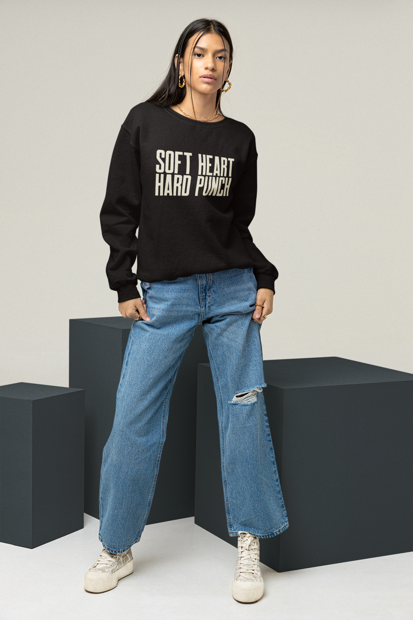 Soft Heart Hard Punch Sweatshirt