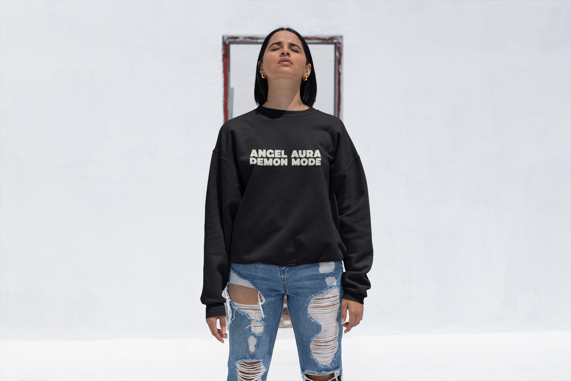 Angel Aura Demon Mode Sweatshirt