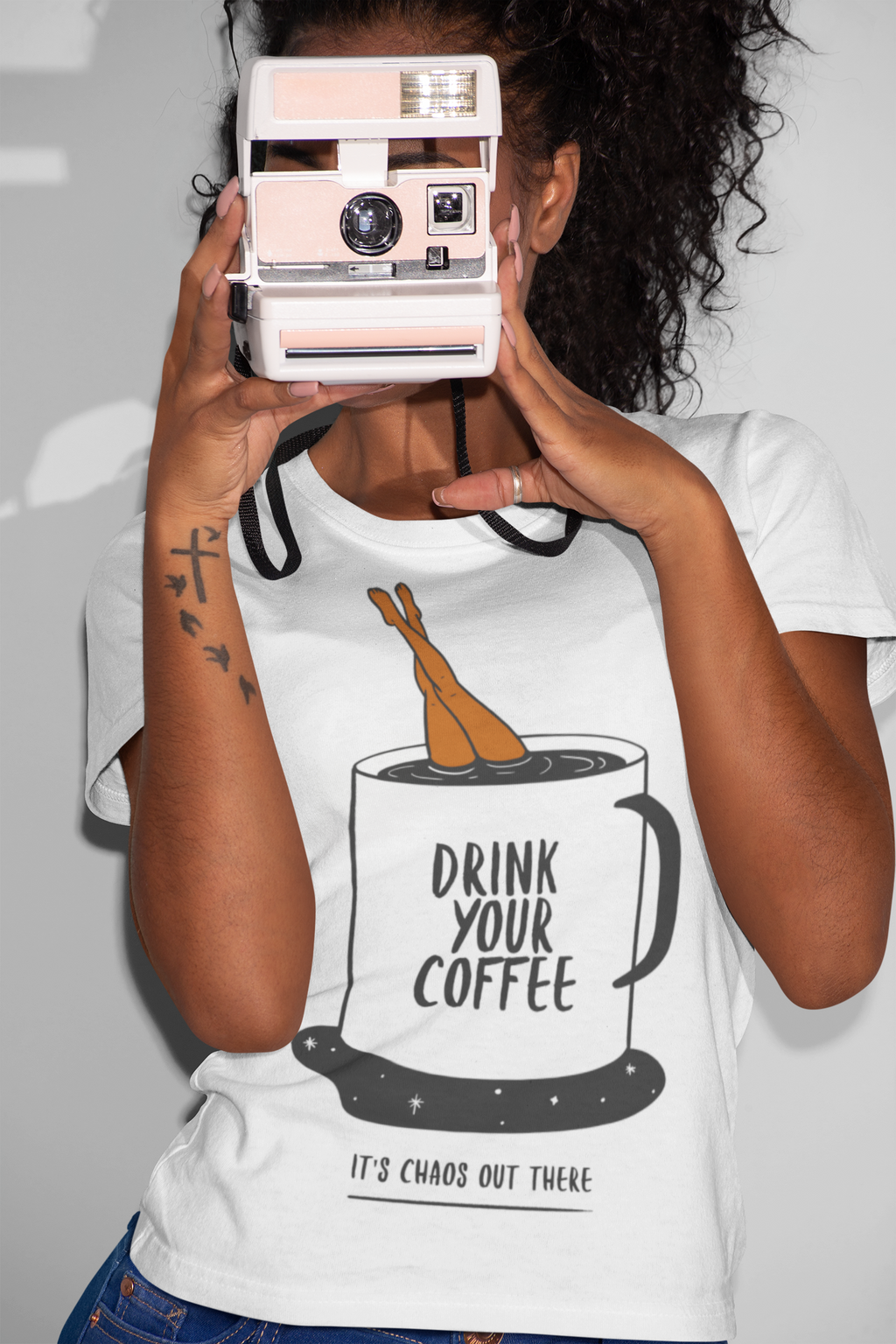 Drink Your Coffee Tee