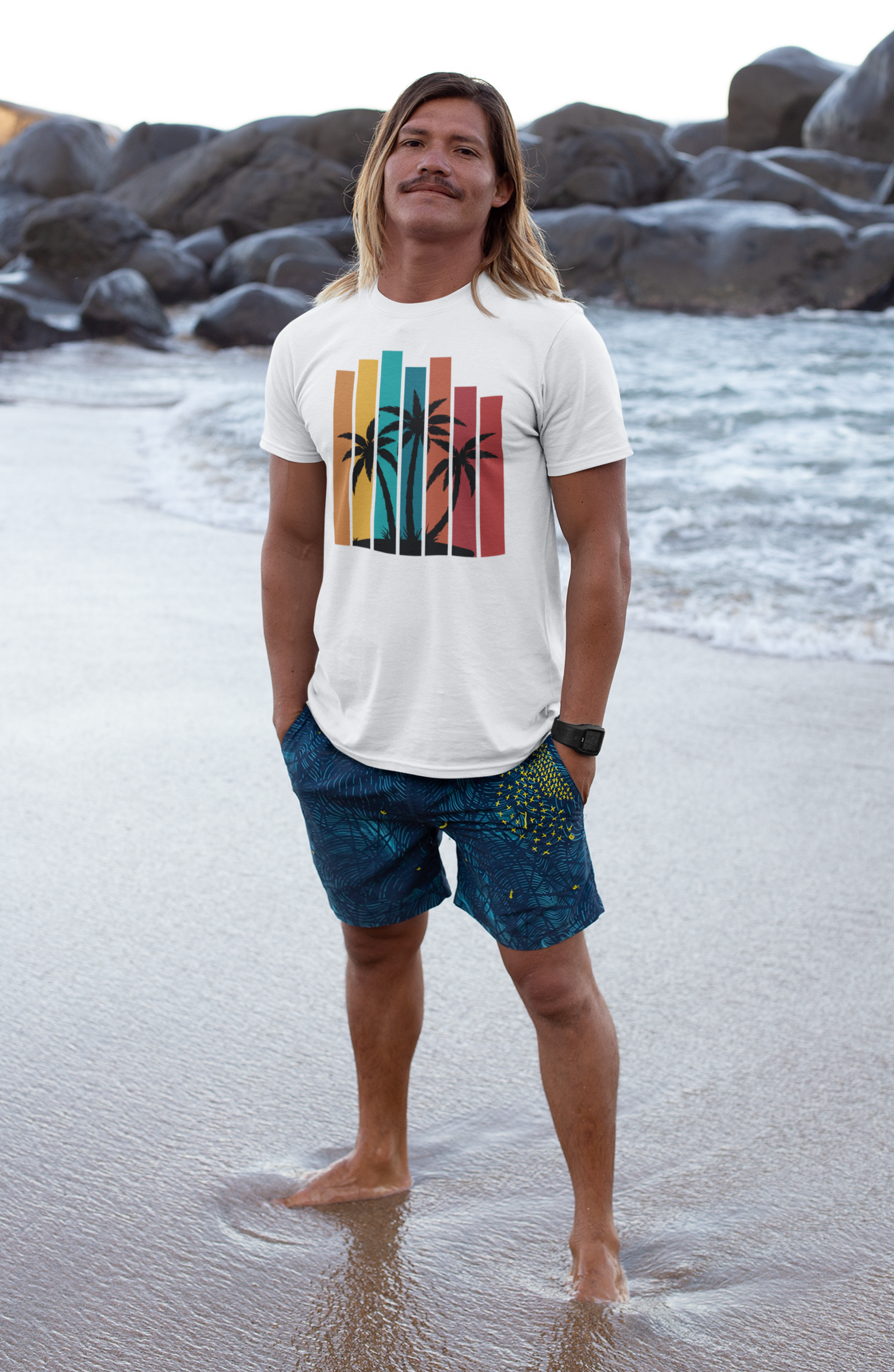 Palm Tree Sunset Tee