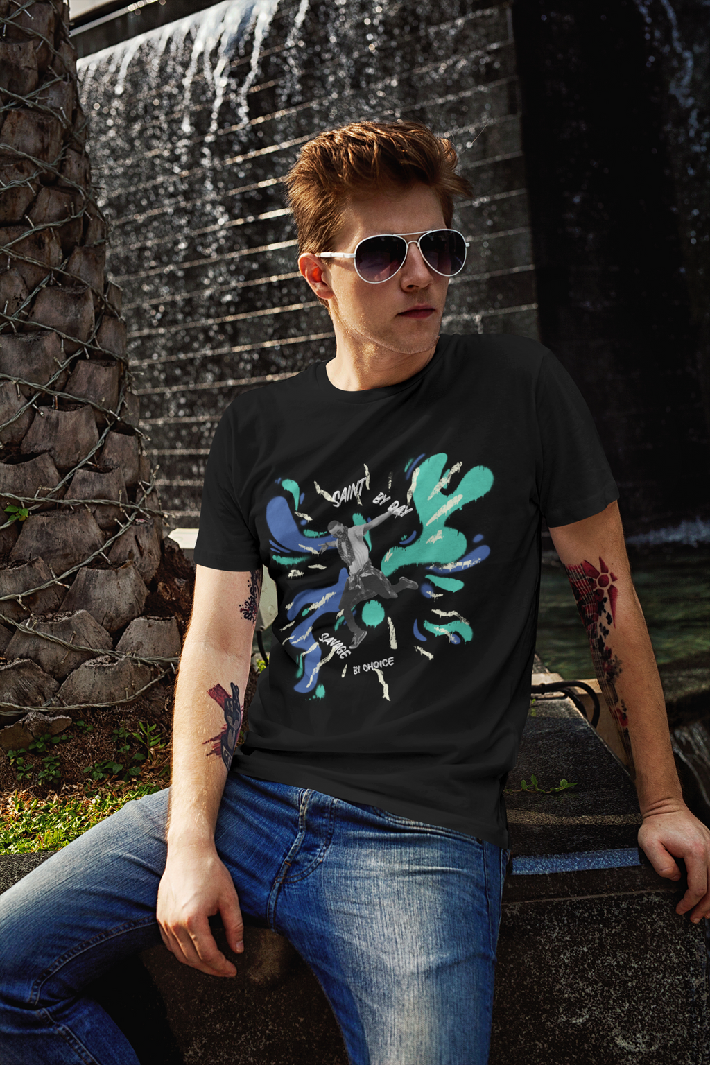 Saint by Day, Savage by Choice Tee