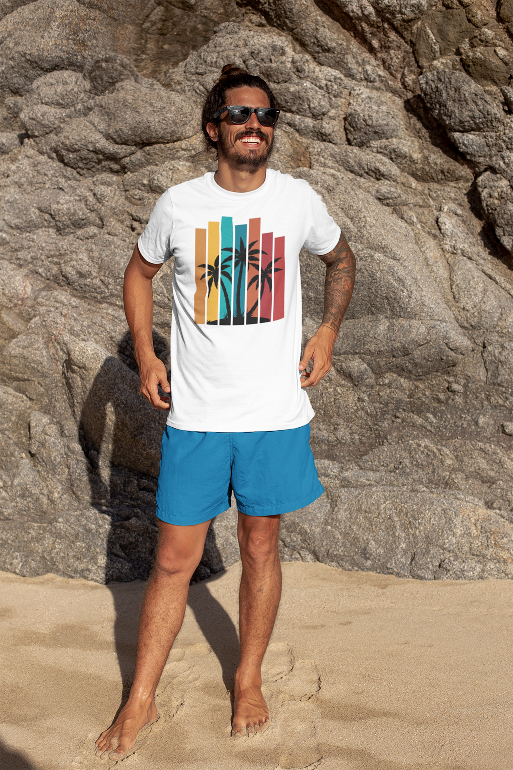 Palm Tree Sunset Tee