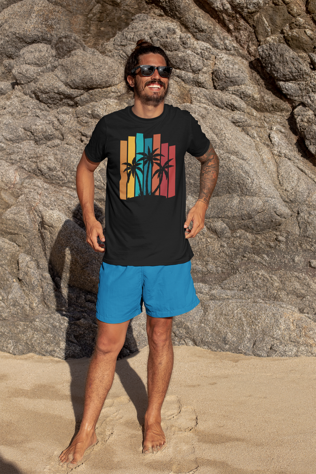 Palm Tree Sunset Tee