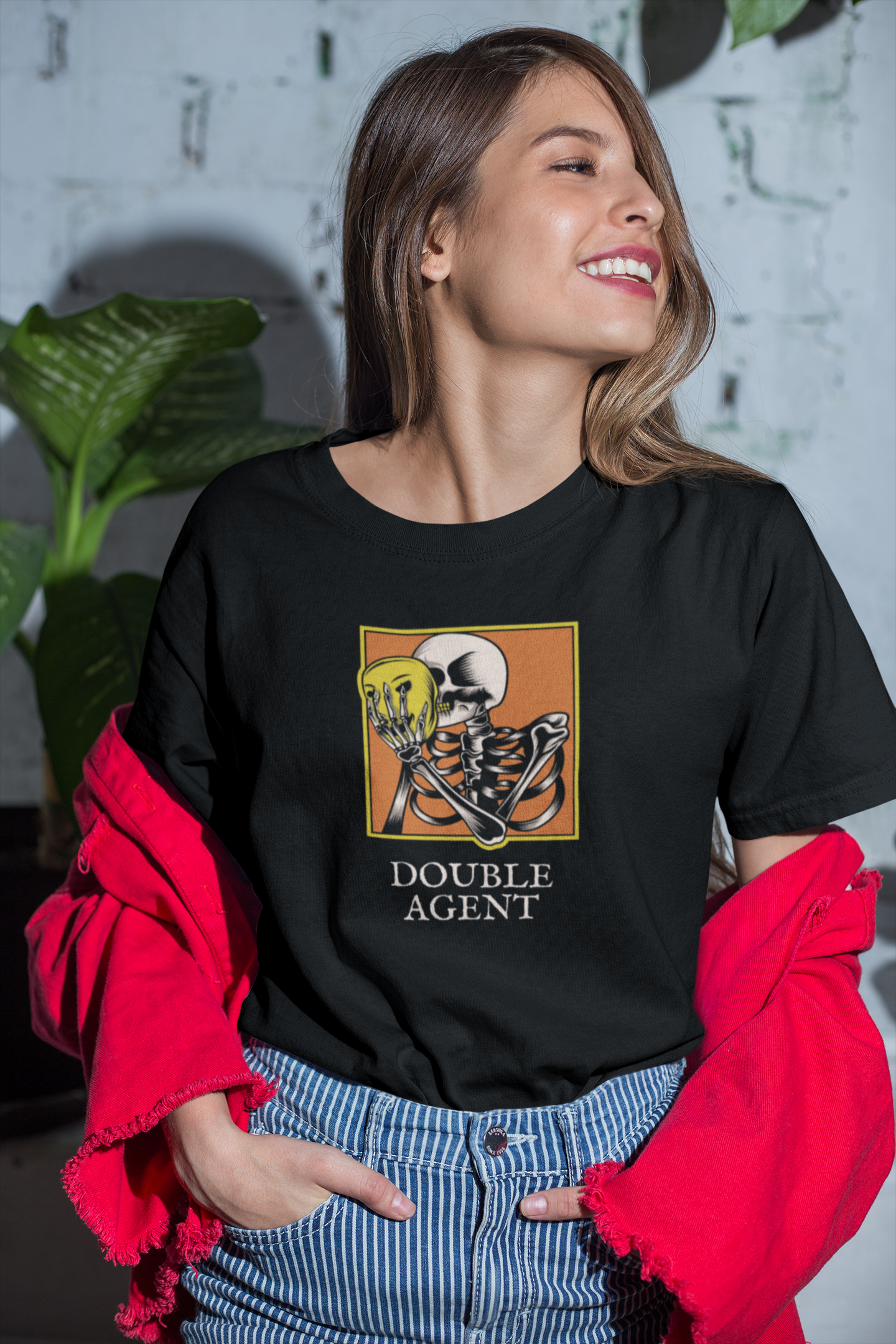 Double Agent Skeleton Tee
